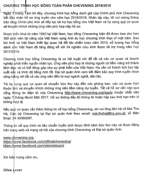 Hoc bong chevening 2